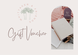 Whittaker and Friends Gift Voucher