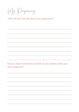 Twin Loss | My Baby Loss Journey Additional Section FREE