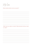 Twin Loss | My Baby Loss Journey Additional Section FREE