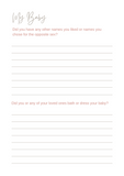 Twin Loss | My Baby Loss Journey Additional Section FREE