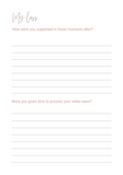 Twin Loss | My Baby Loss Journey Additional Section FREE