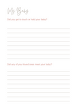 Twin Loss | My Baby Loss Journey Additional Section FREE