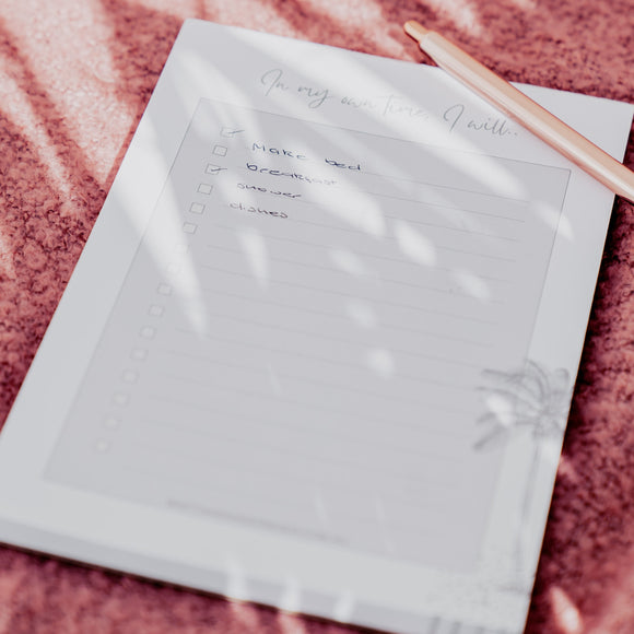 In my own time, I will.. | Notepad